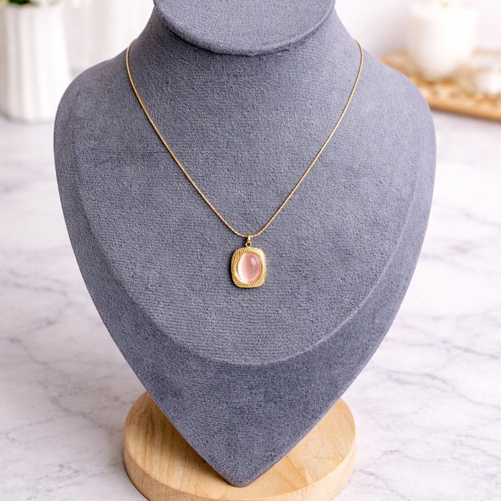Pink Pendant Chain