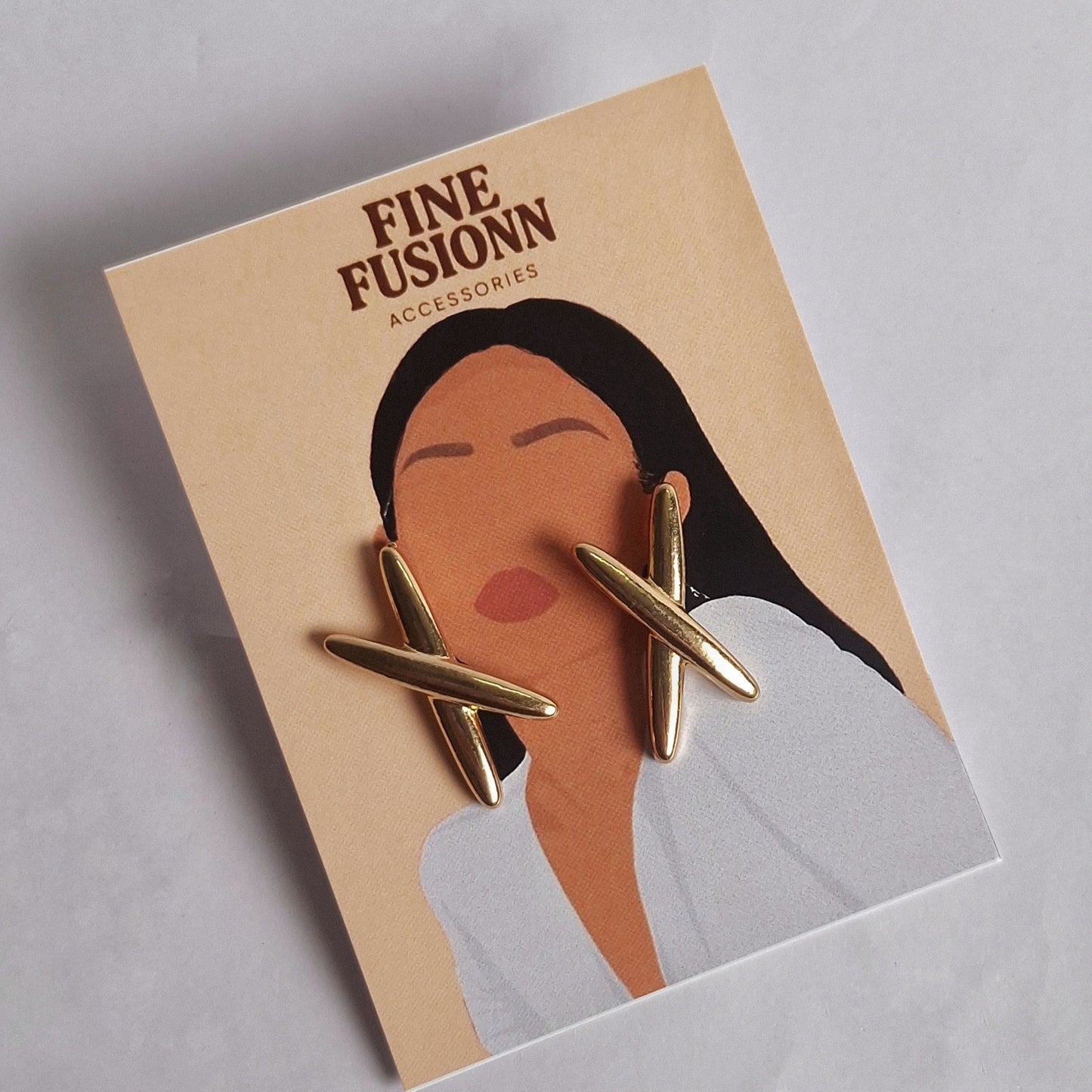 Cross Earrings - Fine Fusionn