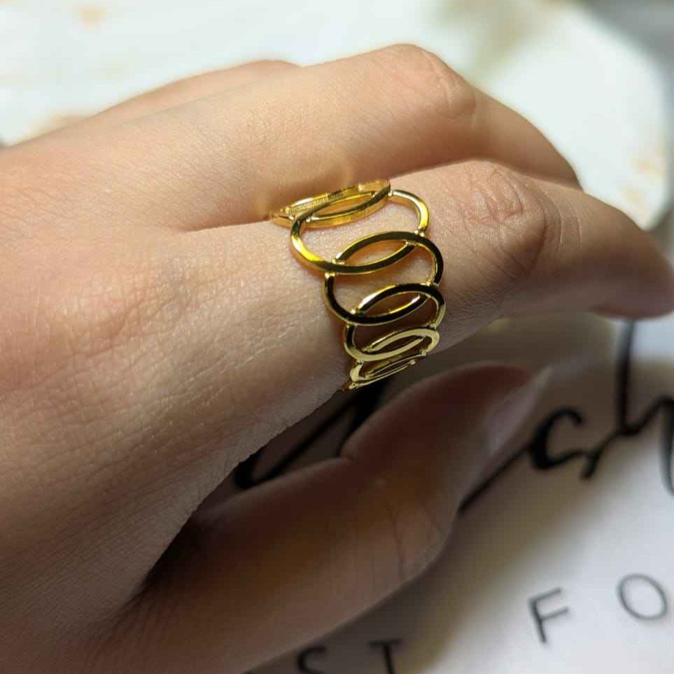 Wavy Ring (Adjustable)