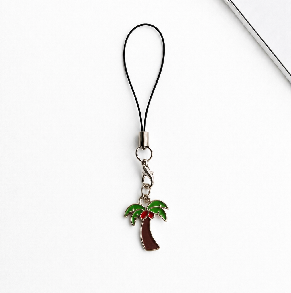 Coconut Tree Phone Charm