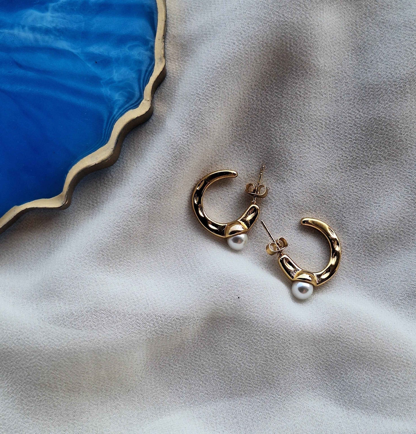 Solitaire Pearl Arcs | Fine Fusionn