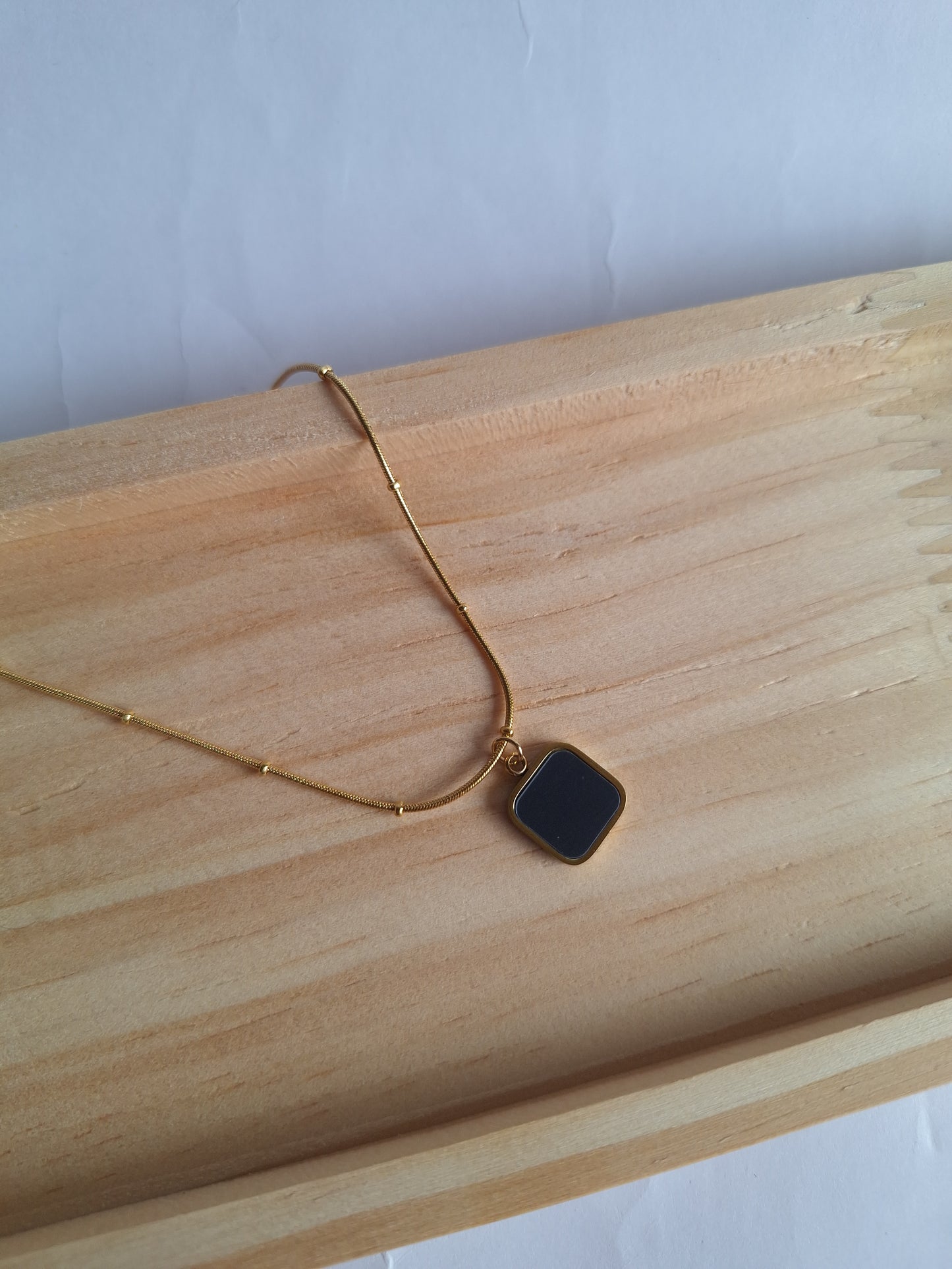 Black Square Neckchain