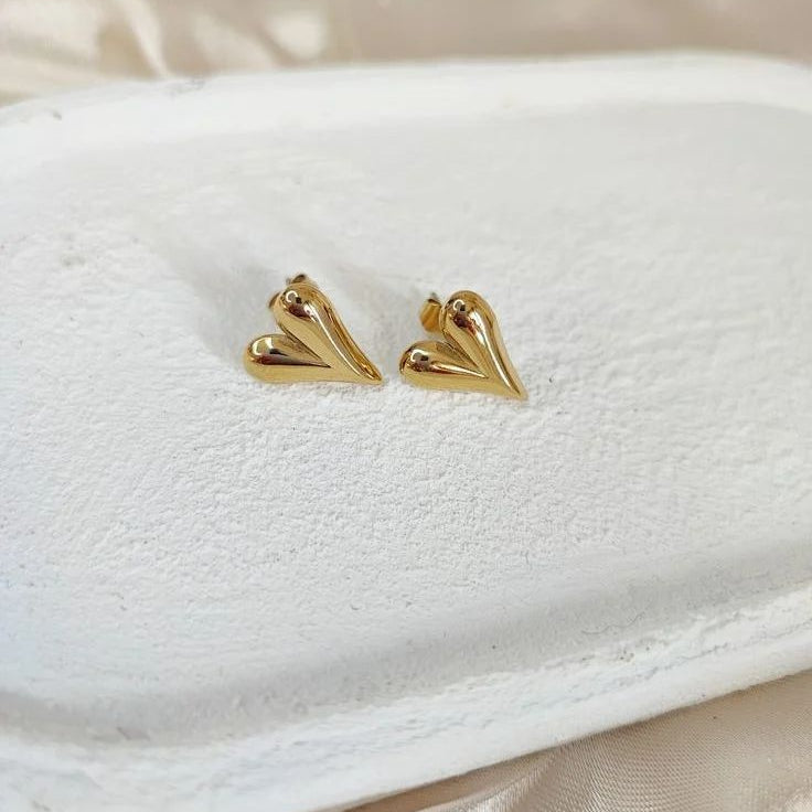 Heart Studs