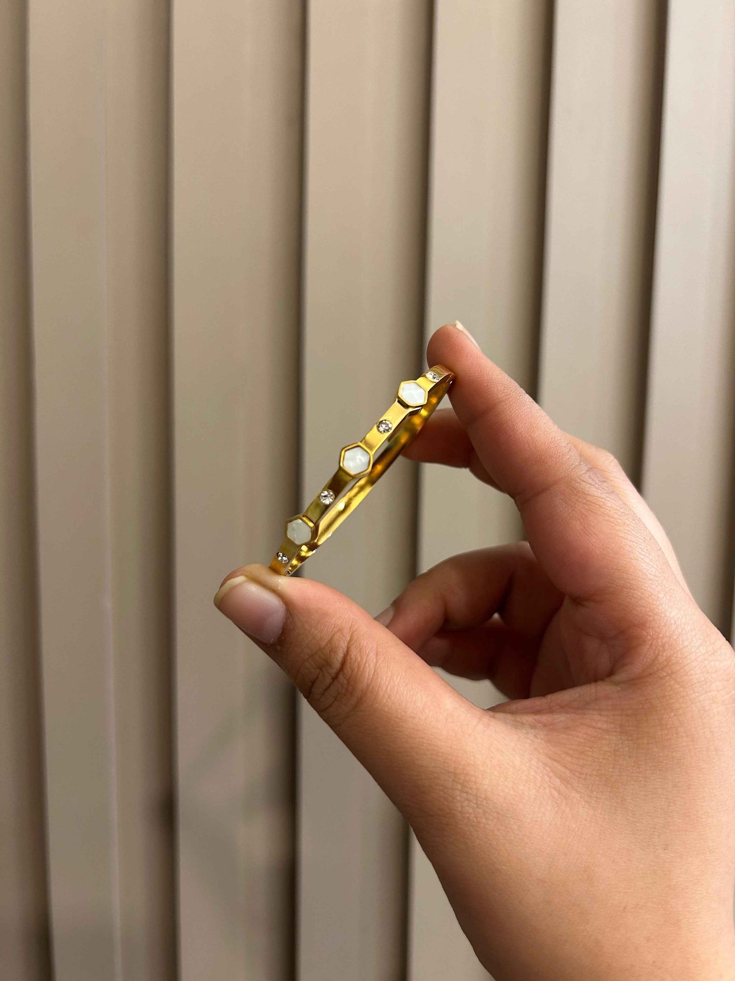 Honeycomb - Thin Wrist / Baby Size Bracelet