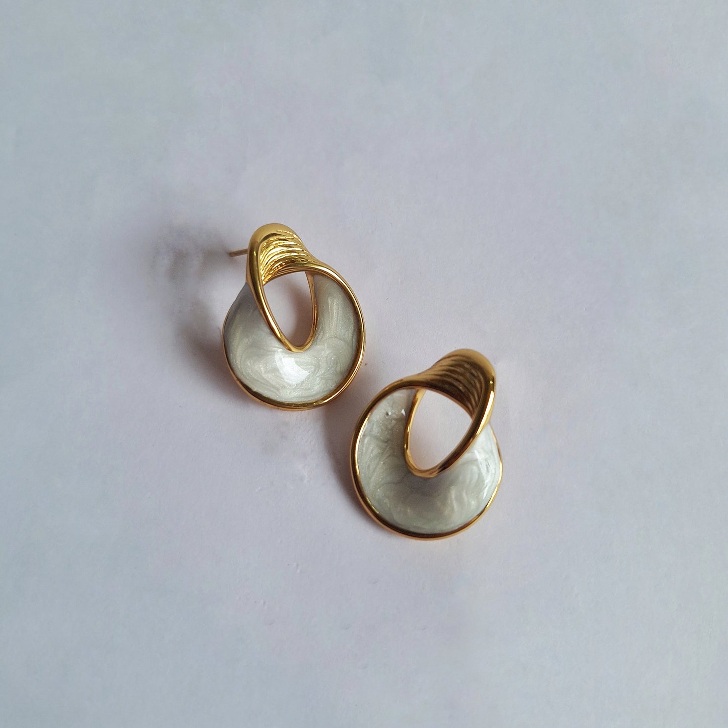 Lunar Loop Earrings - Fine Fusionn