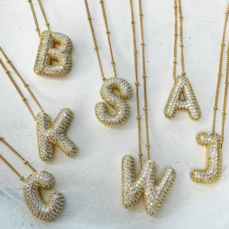 Bubble Initial Neckchain (Diamond)
