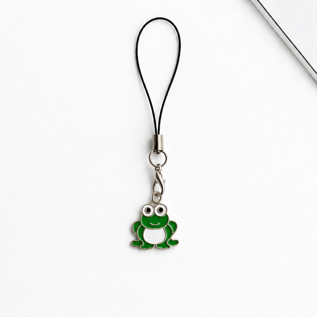 Frog Phone Charm