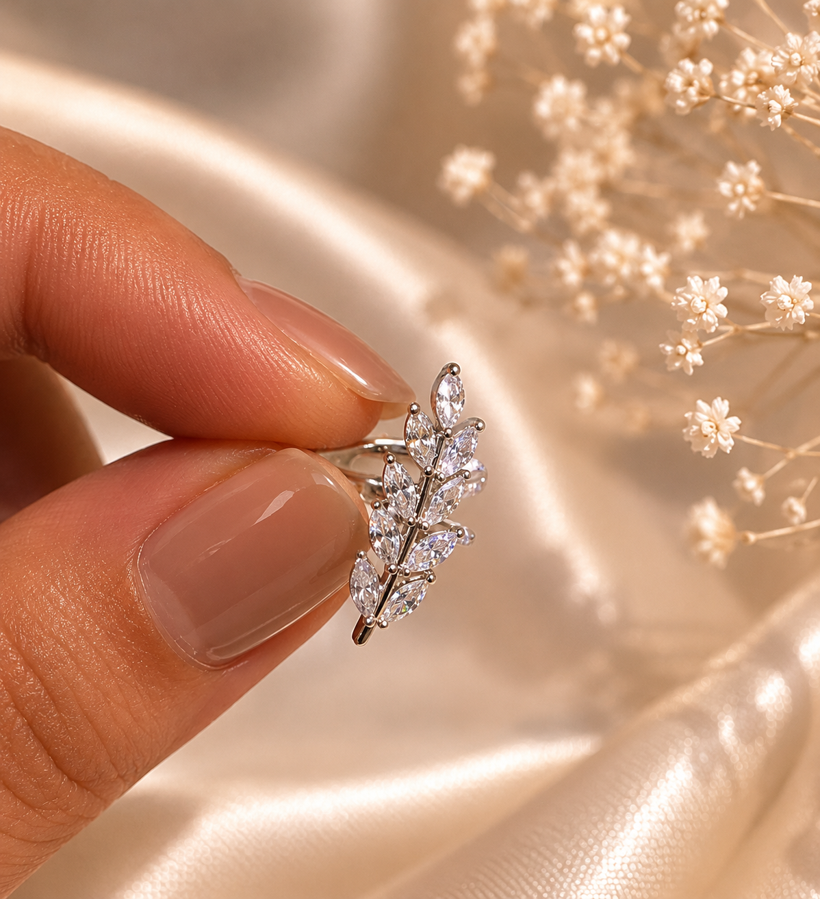 Feather Earcuff (Left Ear)