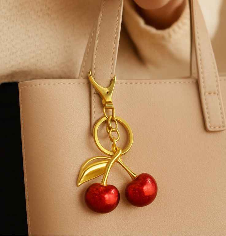Cherry Bag Charm