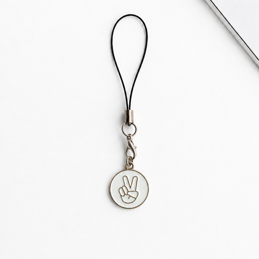 Peace Phone Charm