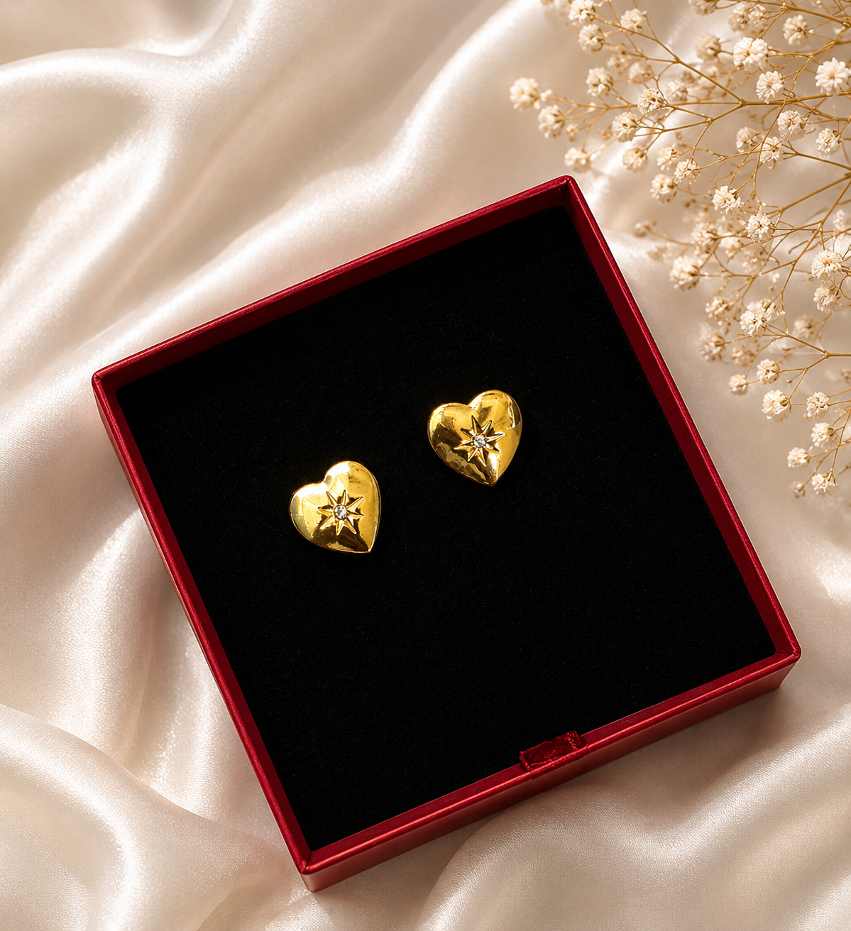 Heart Studs 0.2