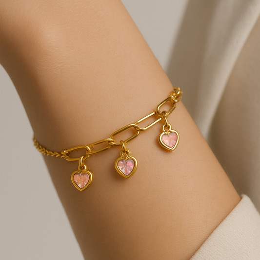 Minimal Heart Bracelet