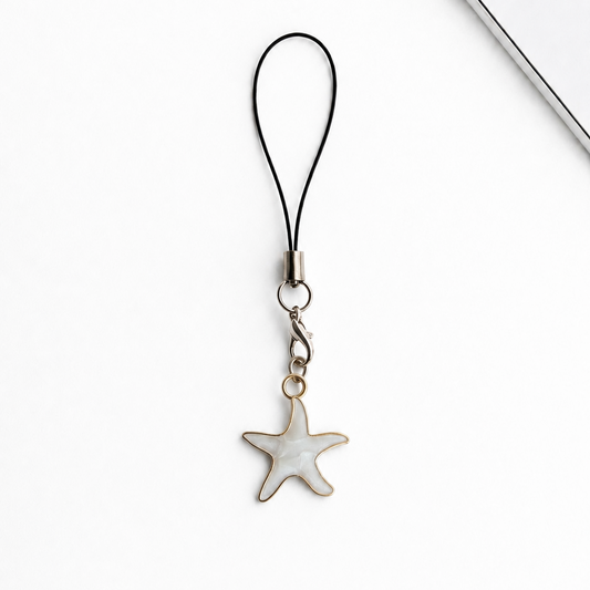 White Star Phone Charm