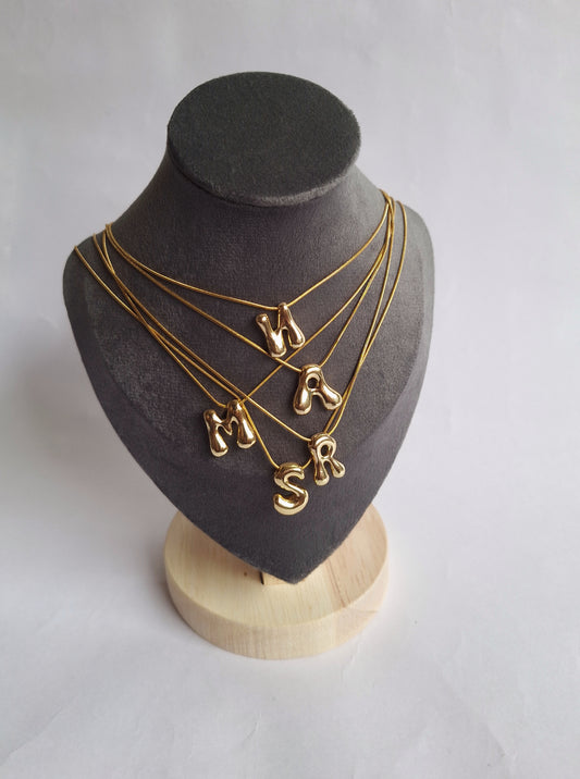 Mini Bubble Initial Neckchain