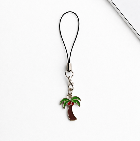 Coconut Tree Phone Charm