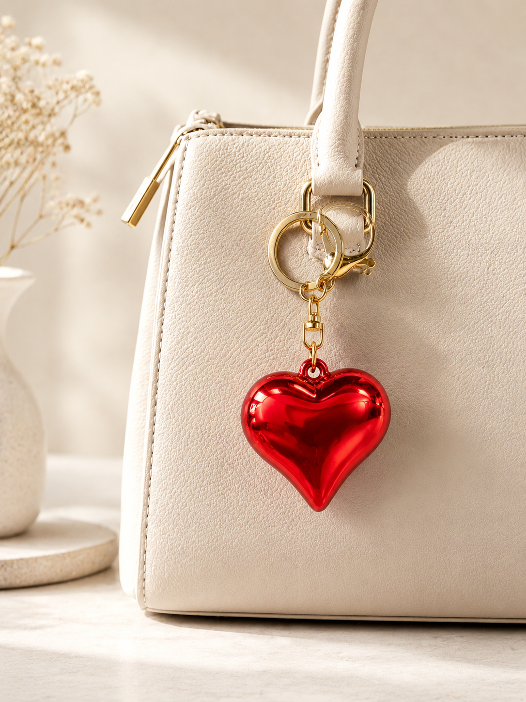 Red Heart Keychain
