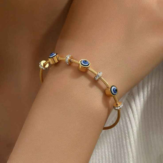 Evil Eye Magnetic Lock Bracelet