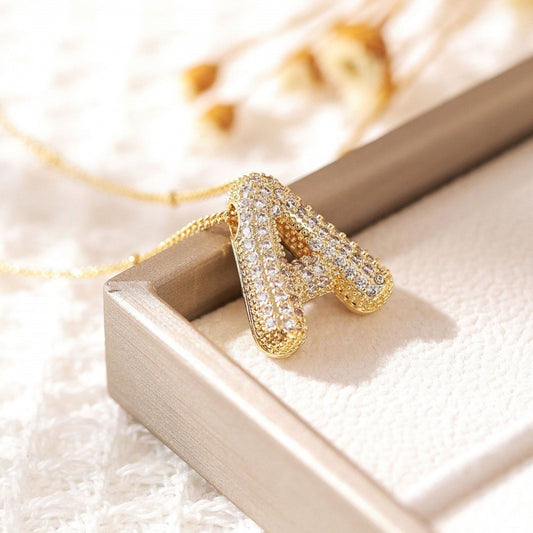 Bubble Initial Neckchain (Diamond)