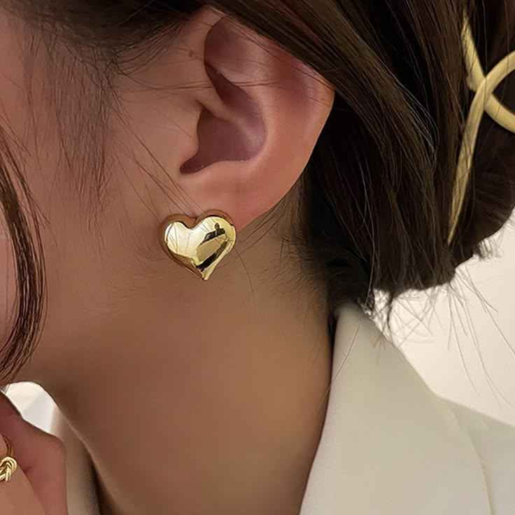 Heart Studs