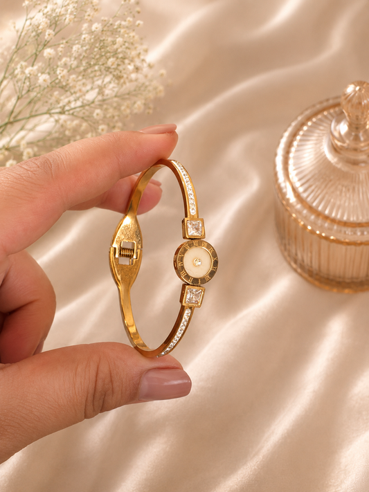 Roman Time - Thin Wrist / Baby Size Bracelet