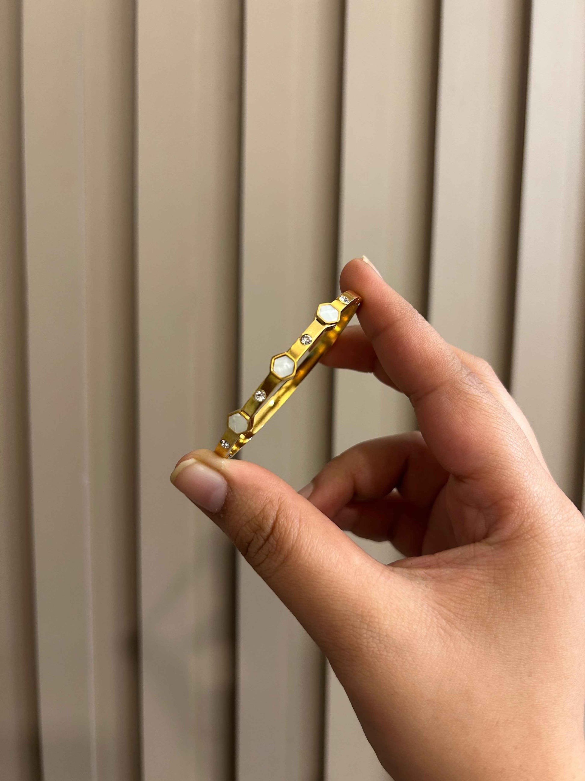 Honeycomb - Thin Wrist / Baby Size Bracelet