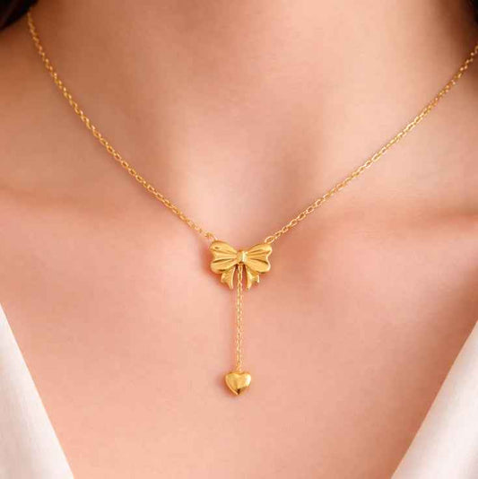 Bow Heart Neckchain