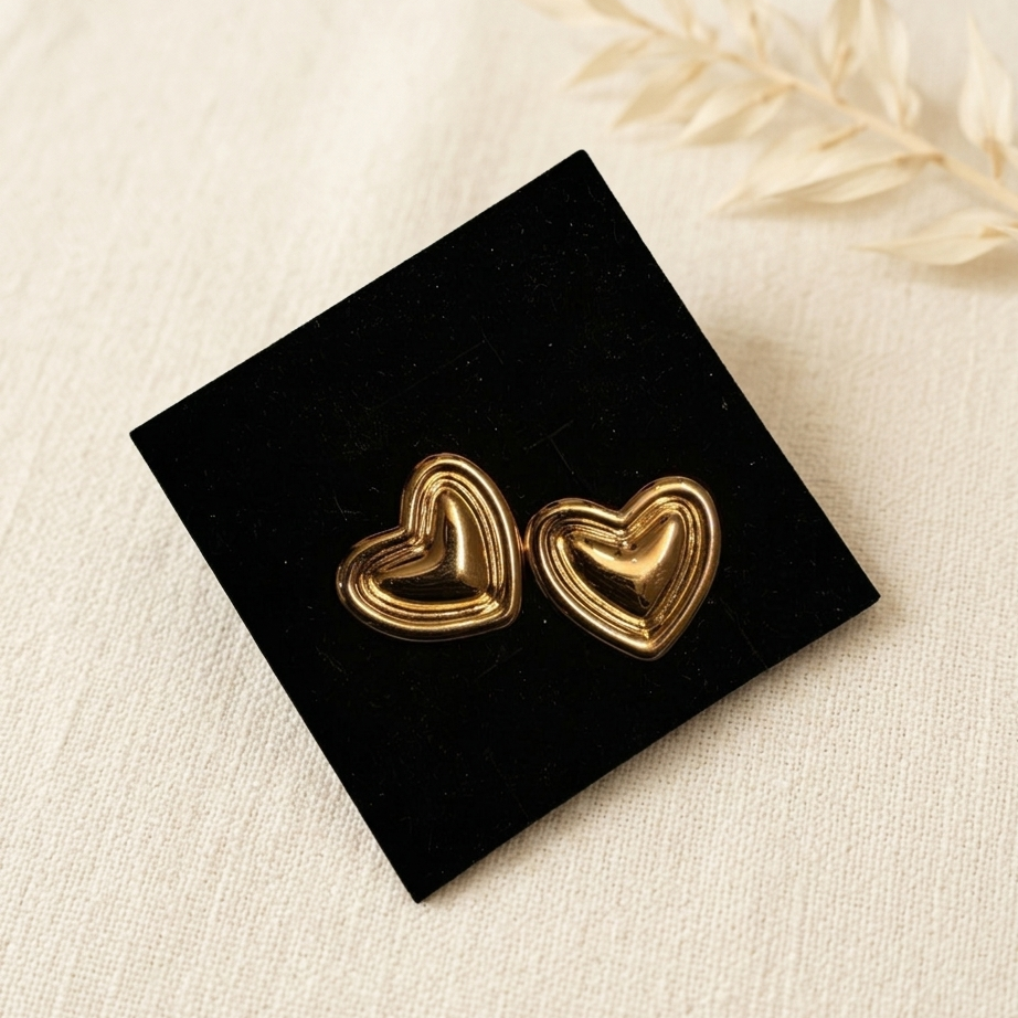 Statement Heart Earrings