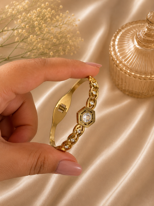 Hexa Shine - Thin Wrist / Baby Size Bracelet